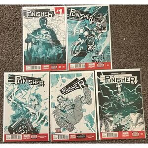 Punisher 10th Series #1 - 5 (2014 Marvel Now) Lot of 5
